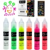 image:imageArtecho Glow in the Dark Acrylic Paint Set  6 Colors x 11ml 037oz  NonToxic Waterproof Art Supplies for Canvas Rock Wood Fabric  Rich Pigment Craft Paint for Adults amp Hobbyists037 Fl Oz Pack of 6