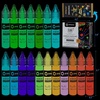 image:imageArtecho Glow in the Dark Acrylic Paint Set  6 Colors x 11ml 037oz  NonToxic Waterproof Art Supplies for Canvas Rock Wood Fabric  Rich Pigment Craft Paint for Adults amp Hobbyists037 Fl Oz Pack of 18