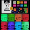 image:imageArtecho Glow in the Dark Paint 8 Colors  20ml amp Basic 24 Colors 2oz