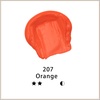 image:imageArtecho Orange Glow in the Dark Acrylic Paint 500ml  17oz Large Bottle  Semi Glossy Finish High Pigment Rich Color Craft Paint for Canvas Rocks Wood Fabric Ceramic NonToxicOrange