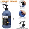 image:imageArtecho Orange Glow in the Dark Acrylic Paint 500ml  17oz Large Bottle  Semi Glossy Finish High Pigment Rich Color Craft Paint for Canvas Rocks Wood Fabric Ceramic NonToxicPhthalo Blue