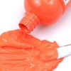 image:imageArtecho Orange Glow in the Dark Acrylic Paint 500ml  17oz Large Bottle  Semi Glossy Finish High Pigment Rich Color Craft Paint for Canvas Rocks Wood Fabric Ceramic NonToxicGlowNeonOrange