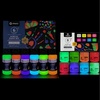 image:imageArtecho Glow in the Dark Paint Set  8 Colors 20 ml 6 Colors 59 ml Acrylic Paint