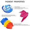 image:imageArtecho 12 Colors Large Bulk Acrylic Paint Set 500ml17oz Bottles amp Gesso 169oz  500ml