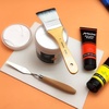 image:imageArtecho 12 Colors Large Bulk Acrylic Paint Set 500ml17oz Bottles amp Gesso 169oz  500ml