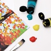 image:imageArtecho Professional Acrylic Paint Set 24 Basic Colors Tubes 60ml  202oz amp Gesso 64oz  189L