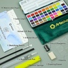 image:imageArtecho Watercolor Paint Set 50 Colors amp 32 PCS Paint Brushes for Acrylic Painting