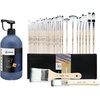 image:image32 Pcs Acrylic Paint Brushes Set amp Artecho Phthalo Blue Acrylic Paint 1000ml  338 fl oz Pump Dispenser