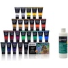 image:imageArtecho Acrylic Paint Set 24 Colors Tubes 60ml  202oz amp Pouring Effects Medium 8oz  236ml