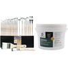 image:imageArtecho Gesso 64oz  189L amp 32 PCS Paint Brushes for Acrylic Painting