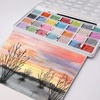 image:imageArtecho 48 Colors Watercolor Paint Set with 10 Paint Brushes A5 Watercolor Paper Pad and 2 Watercolor Pens Washable Water Colors Paint Adult Set28 metallic colors