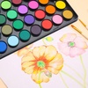 image:imageArtecho 48 Colors Watercolor Paint Set with 10 Paint Brushes A5 Watercolor Paper Pad and 2 Watercolor Pens Washable Water Colors Paint Adult Set36 colors