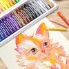 image:imageArtecho Oil Pastels Set of 120 PCS 8 x 60 mm  Soft Oil Pastels for Art Painting Drawing Blending Art Supplies for Artists Beginners Students Teachers120 Basic Colors