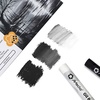 image:imageArtecho Oil Pastels Set of 120 PCS 8 x 60 mm  Soft Oil Pastels for Art Painting Drawing Blending Art Supplies for Artists Beginners Students TeachersWhite and Black