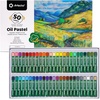 image:imageArtecho Oil Pastels Set of 50 Colors 8 x 60 mm amp 12pcs Neon Soft Pastels
