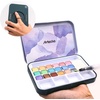 image:imageArtecho 24 Colors Watercolor Paint Set Portable Travel Tin Box with Brush  Watercolor Paper Color Chart amp Sponge Included  Lightweight Metal Case  Creative Gift for Artists Students Beginners18 metallic colors