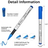 image:imageArtecho Dual Tip Acrylic Paint Pen Black 5pcs setFine Tip and Brush Tip  Ideal for Rock Painting Stone Wood Paper Canvas Ceramic Glass Fabric amp DIY Crafts48 Colors Automatic Ink Control