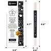 image:imageArtecho Dual Tip Acrylic Paint Pen Black 5pcs setFine Tip and Brush Tip  Ideal for Rock Painting Stone Wood Paper Canvas Ceramic Glass Fabric amp DIY Crafts5 Pcs White