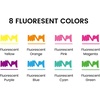 image:imageArtecho Dual Tip Acrylic Paint Pen Black 5pcs setFine Tip and Brush Tip  Ideal for Rock Painting Stone Wood Paper Canvas Ceramic Glass Fabric amp DIY Crafts8 Colors Fluorescent
