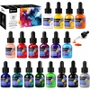 image:imageArtecho Acrylic Ink Set 6 Colors 20ml Dropper Bottles  Highflow acrylic ink for drawing calligraphy amp pouring18 primary colors