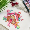 image:imageArtecho 50Color Watercolor Paint Set Compact Travel Tin Case Pack of 2