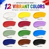 image:imageArtecho 12 Colors Acrylic Paint 250ml  845oz Tube12 Basic Colors