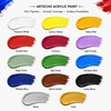 image:imageArtecho 12 Colors Acrylic Paint 250ml  845oz TubeBurnt Umber