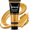image:imageArtecho 12 Colors Acrylic Paint 250ml  845oz TubeGold