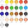 image:imageArtecho 12 Colors Acrylic Paint 250ml  845oz TubeWhiteBlack