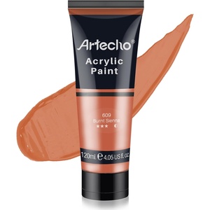 image:imageArtecho 12 Colors Acrylic Paint 250ml  845oz TubeBurnt Sienna