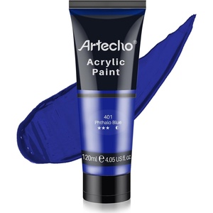 image:imageArtecho 12 Colors Acrylic Paint 250ml  845oz TubePhthalo Blue