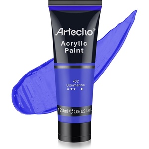 image:imageArtecho 12 Colors Acrylic Paint 250ml  845oz TubeUltramarine