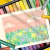 image:imageArtecho Oil Pastels Set of 72 Colors Wooden Box 10 x 70 mm36 Macaron Colors