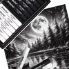 image:imageArtecho Oil Pastels Set of 72 Colors Wooden Box 10 x 70 mmWhite and Black
