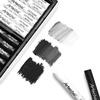 image:imageArtecho Oil Pastels Set of 72 Colors Wooden Box 10 x 70 mmWhite and Black