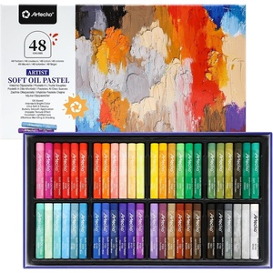 image:imageArtecho Oil Pastels Set of 72 Colors Wooden Box 10 x 70 mmExtra Soft 48 Colors